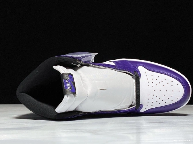 Rep Onekick 555088-500 Purple High OG Jordan Air 1 Court 0712